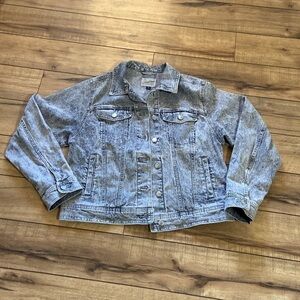 Universal Thread Womens Denim Jacket Button Up Size M